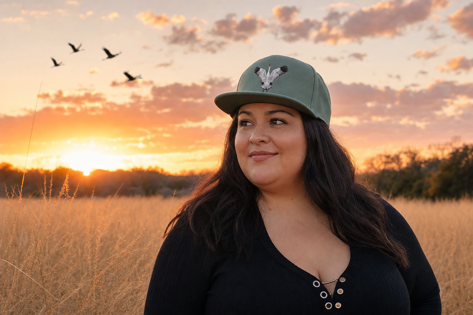 The Crane Call Hat - Embroidered 2