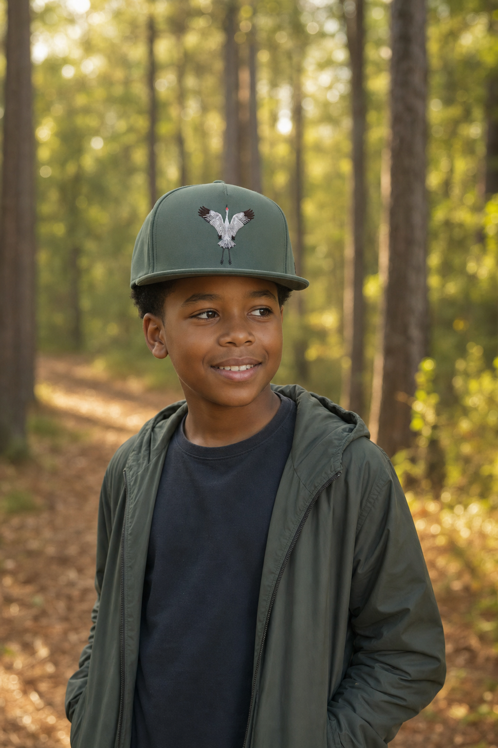 The Crane Call Hat - Embroidered 3