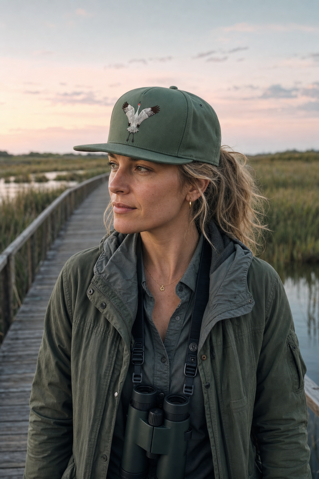 The Crane Call Hat - Embroidered 4