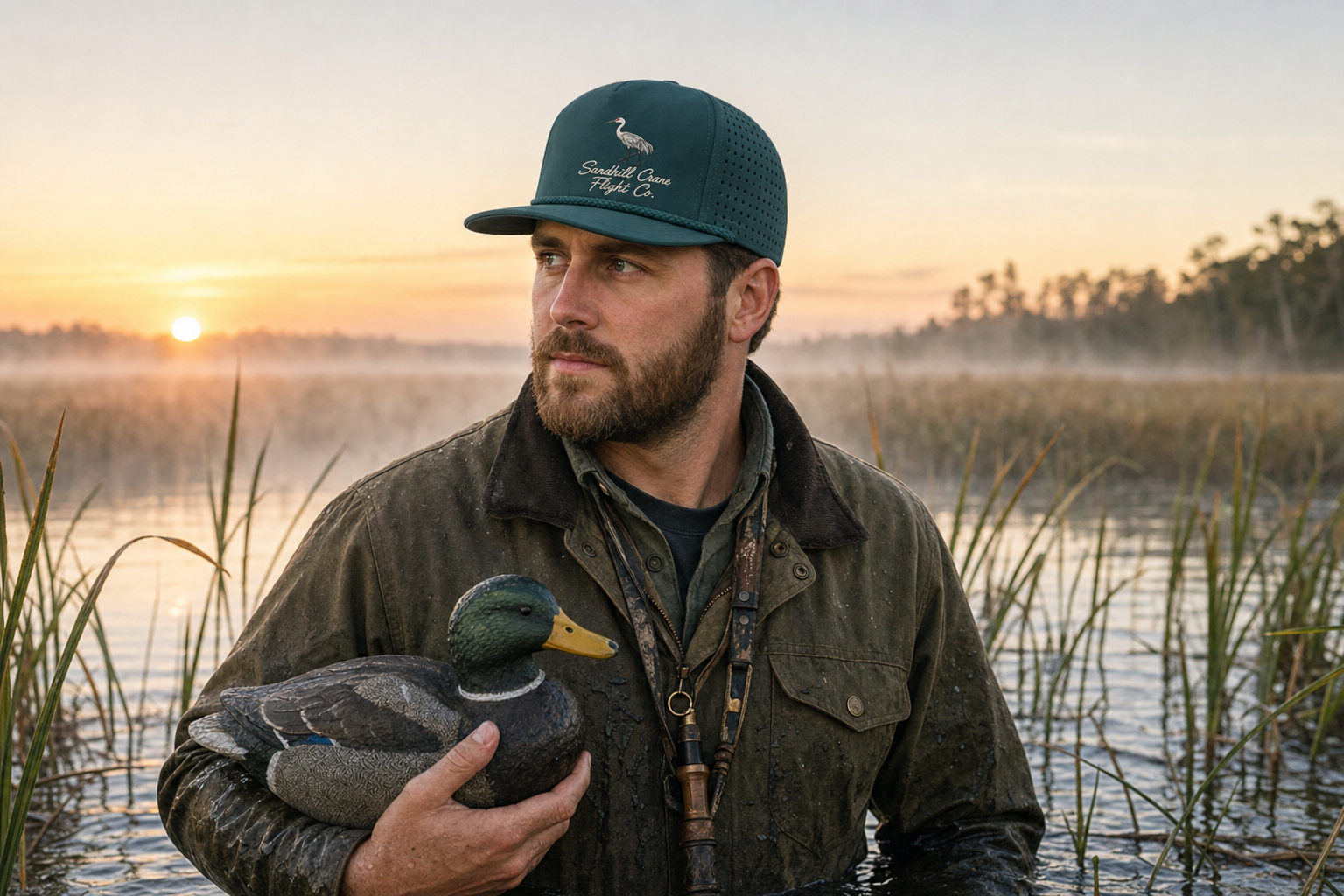 Sandhill Teal Hat - Teal - View 1